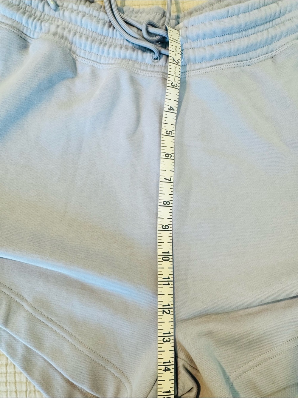 Stella McCartney Taupe Drawstring Athletic Shorts - Picture 10 of 13